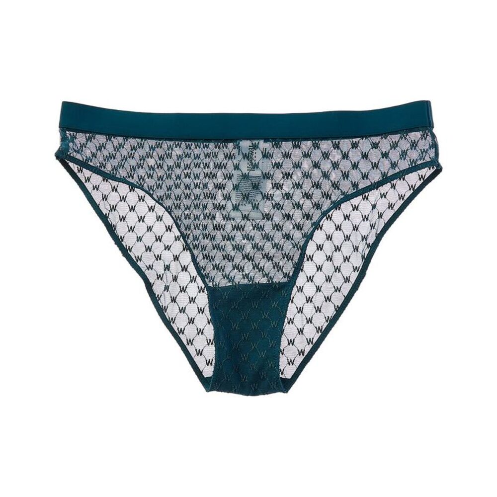Wolford Womens  Sheer Logo Brief